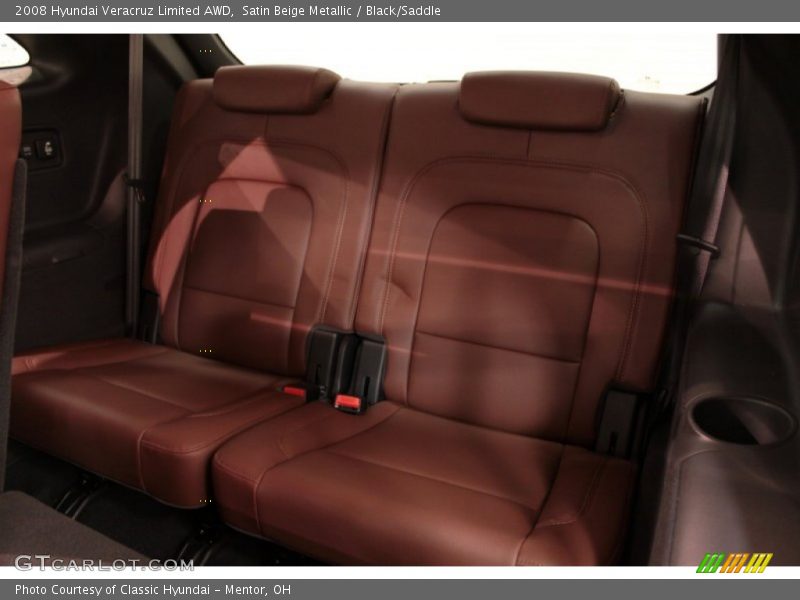 Satin Beige Metallic / Black/Saddle 2008 Hyundai Veracruz Limited AWD