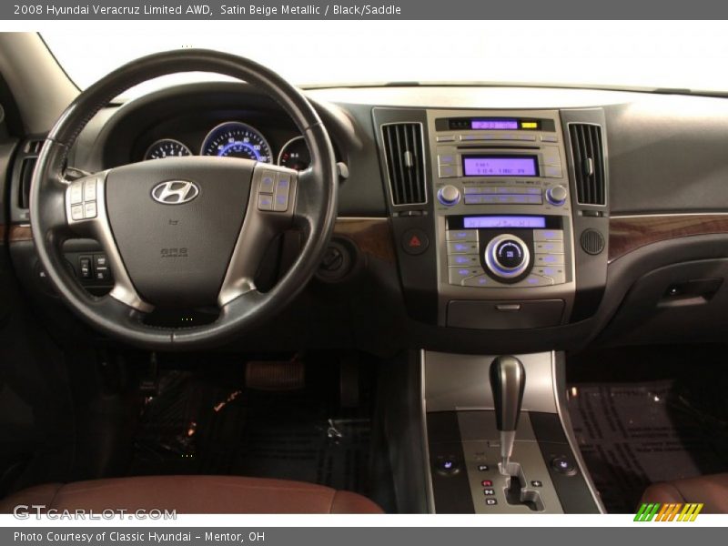 Dashboard of 2008 Veracruz Limited AWD