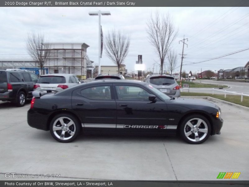 Brilliant Black Crystal Pearl / Dark Slate Gray 2010 Dodge Charger R/T