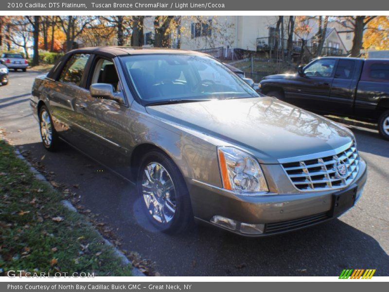 Tuscan Bronze ChromaFlair / Light Linen/Cocoa 2010 Cadillac DTS Platinum