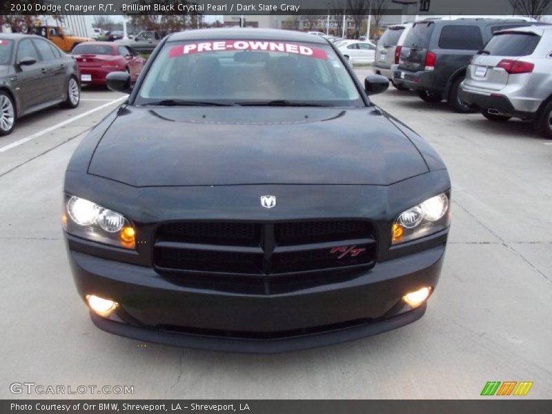 Brilliant Black Crystal Pearl / Dark Slate Gray 2010 Dodge Charger R/T