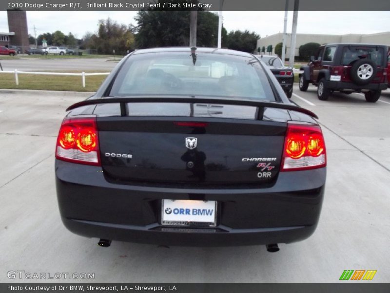 Brilliant Black Crystal Pearl / Dark Slate Gray 2010 Dodge Charger R/T