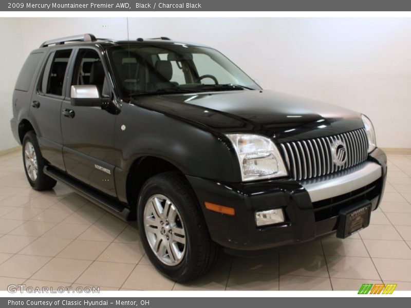 Black / Charcoal Black 2009 Mercury Mountaineer Premier AWD