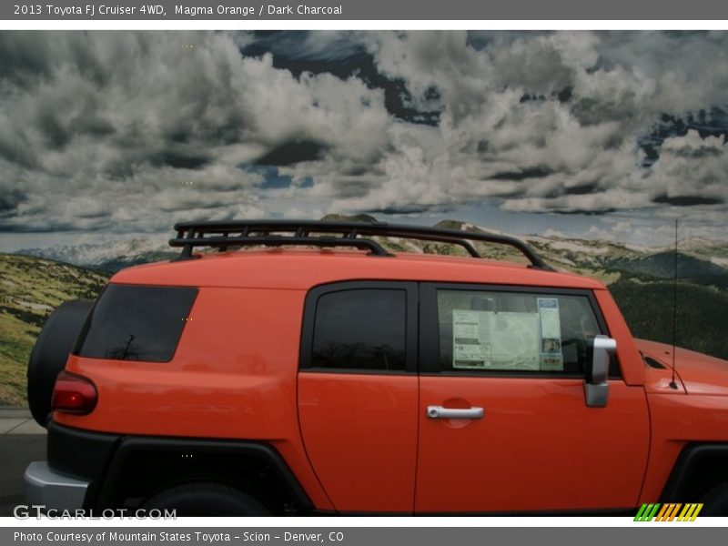 Magma Orange / Dark Charcoal 2013 Toyota FJ Cruiser 4WD