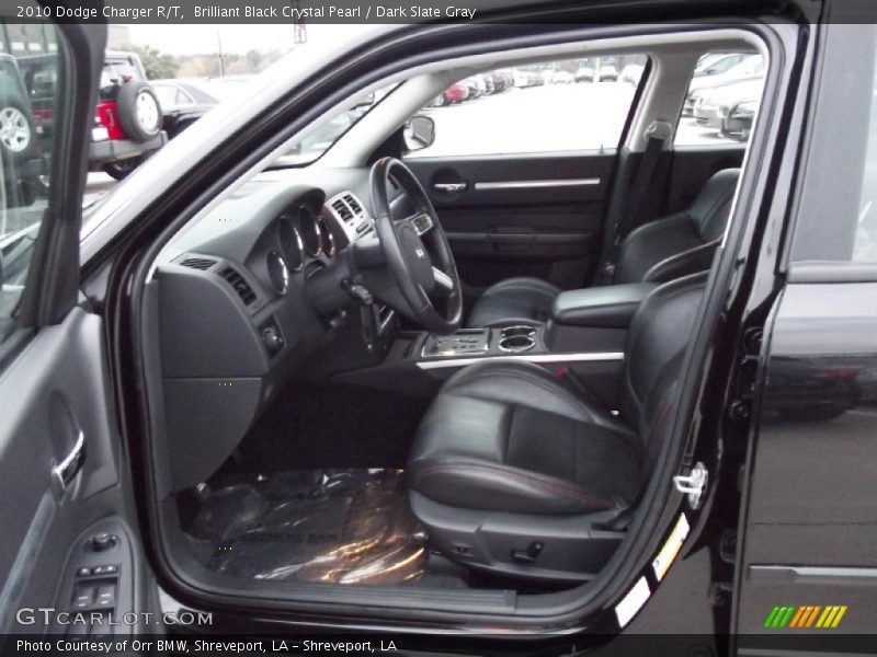 Brilliant Black Crystal Pearl / Dark Slate Gray 2010 Dodge Charger R/T