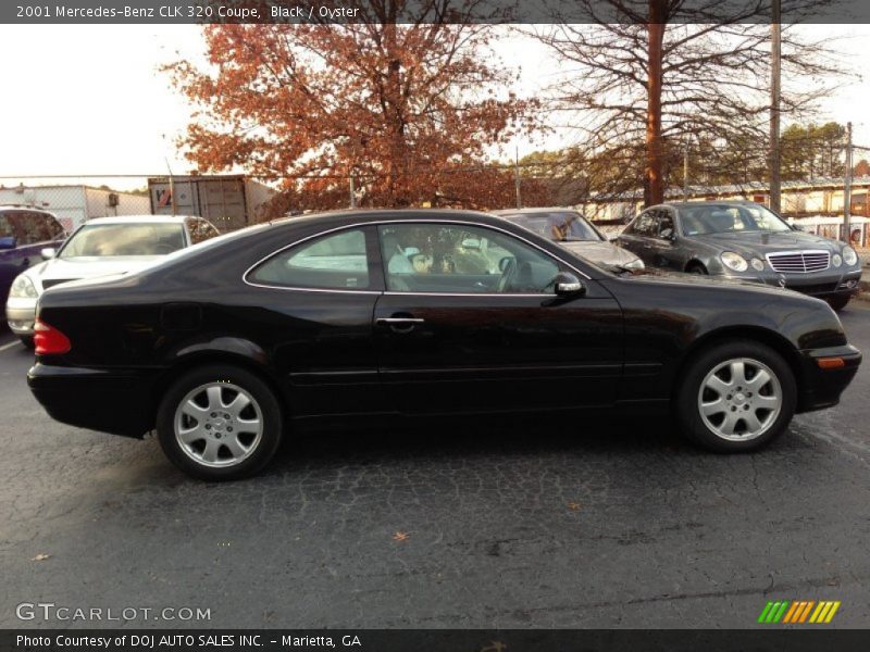 Black / Oyster 2001 Mercedes-Benz CLK 320 Coupe