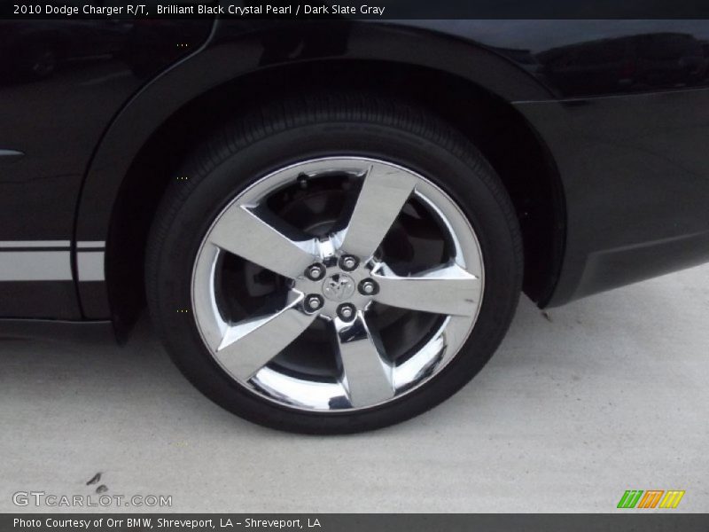 Brilliant Black Crystal Pearl / Dark Slate Gray 2010 Dodge Charger R/T