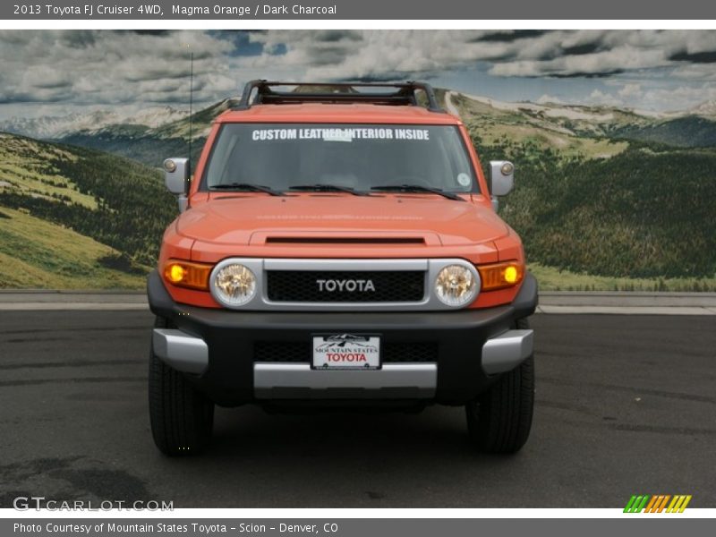 Magma Orange / Dark Charcoal 2013 Toyota FJ Cruiser 4WD
