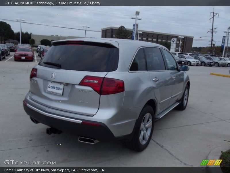 Palladium Metallic / Ebony 2010 Acura MDX Technology