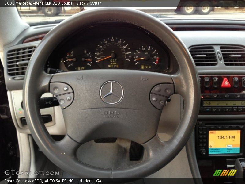 Black / Oyster 2001 Mercedes-Benz CLK 320 Coupe