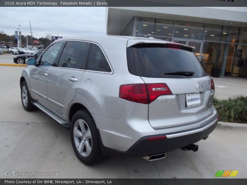 Palladium Metallic / Ebony 2010 Acura MDX Technology