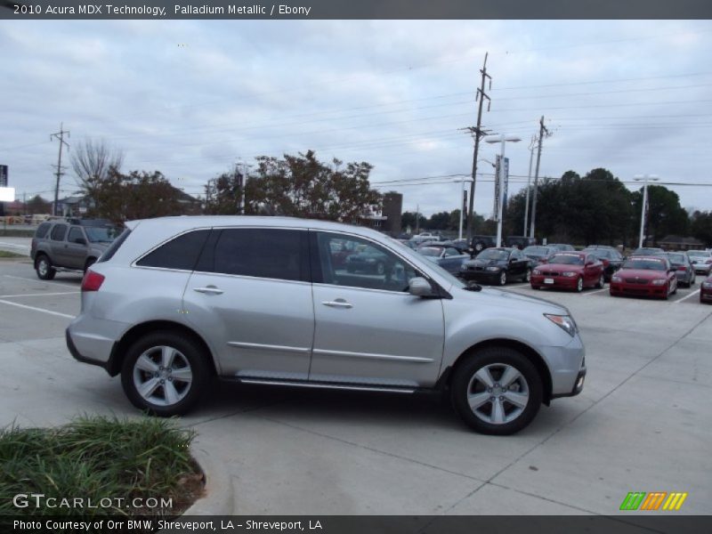 Palladium Metallic / Ebony 2010 Acura MDX Technology