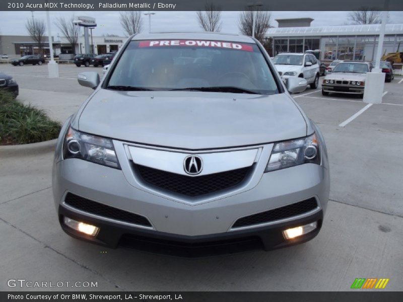 Palladium Metallic / Ebony 2010 Acura MDX Technology