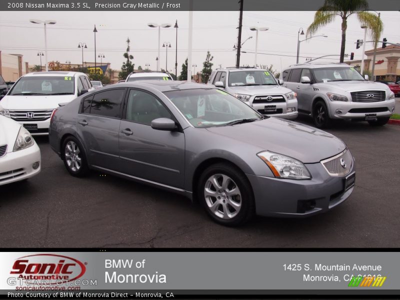Precision Gray Metallic / Frost 2008 Nissan Maxima 3.5 SL