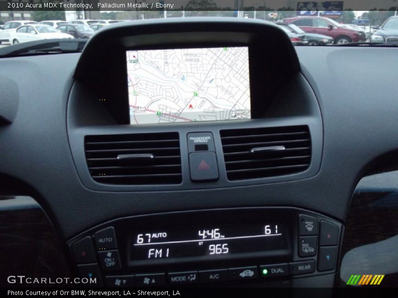 Palladium Metallic / Ebony 2010 Acura MDX Technology