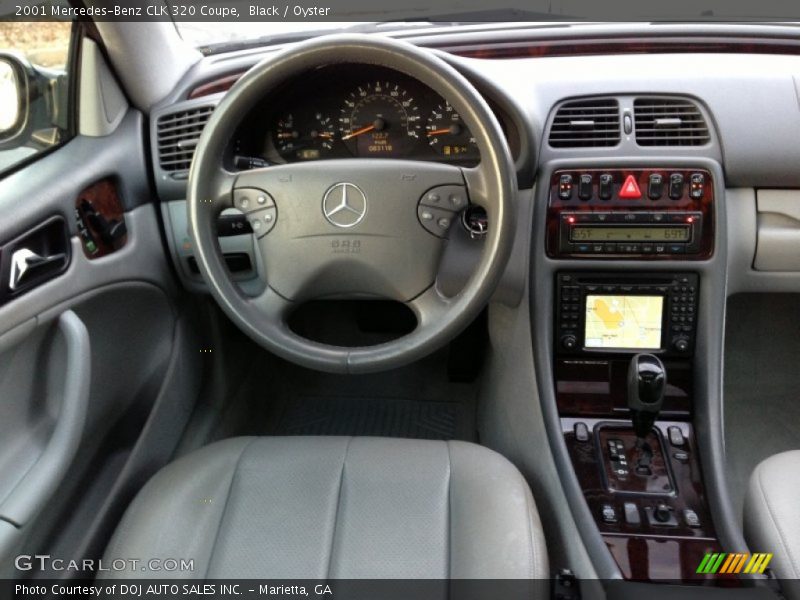 Black / Oyster 2001 Mercedes-Benz CLK 320 Coupe