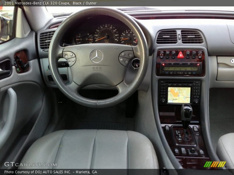 Black / Oyster 2001 Mercedes-Benz CLK 320 Coupe