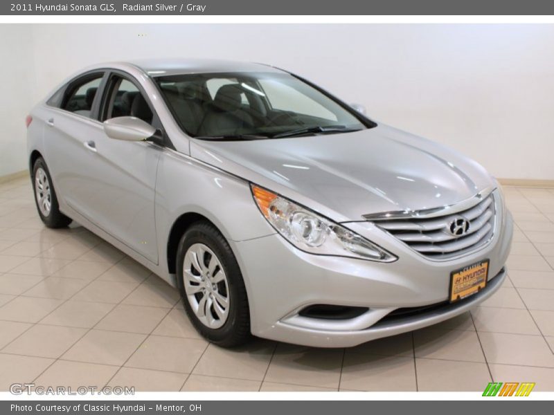 Radiant Silver / Gray 2011 Hyundai Sonata GLS