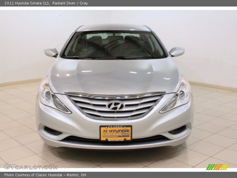 Radiant Silver / Gray 2011 Hyundai Sonata GLS