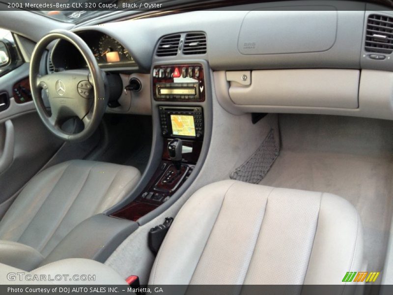 Black / Oyster 2001 Mercedes-Benz CLK 320 Coupe