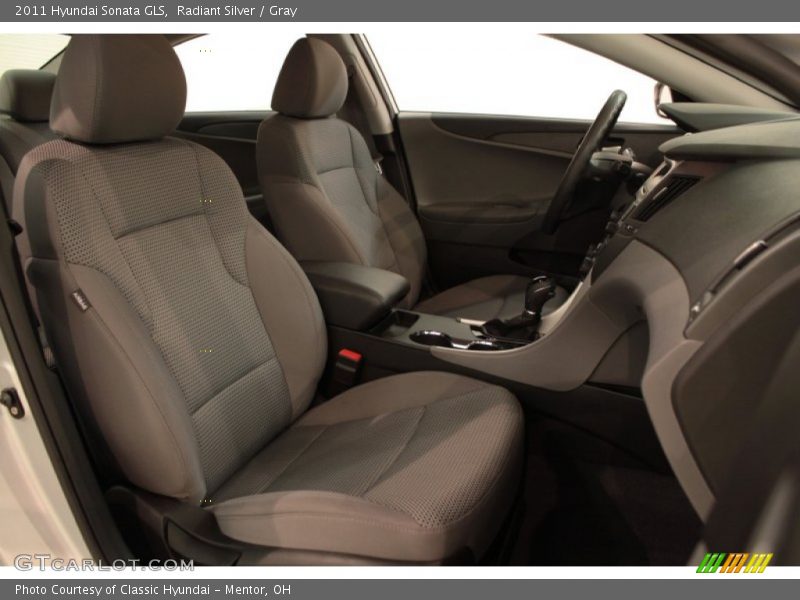 Radiant Silver / Gray 2011 Hyundai Sonata GLS