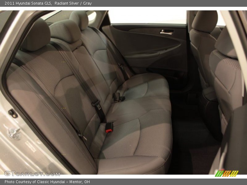 Radiant Silver / Gray 2011 Hyundai Sonata GLS