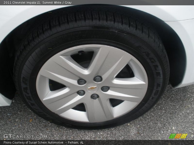 Summit White / Gray 2011 Chevrolet Impala LS