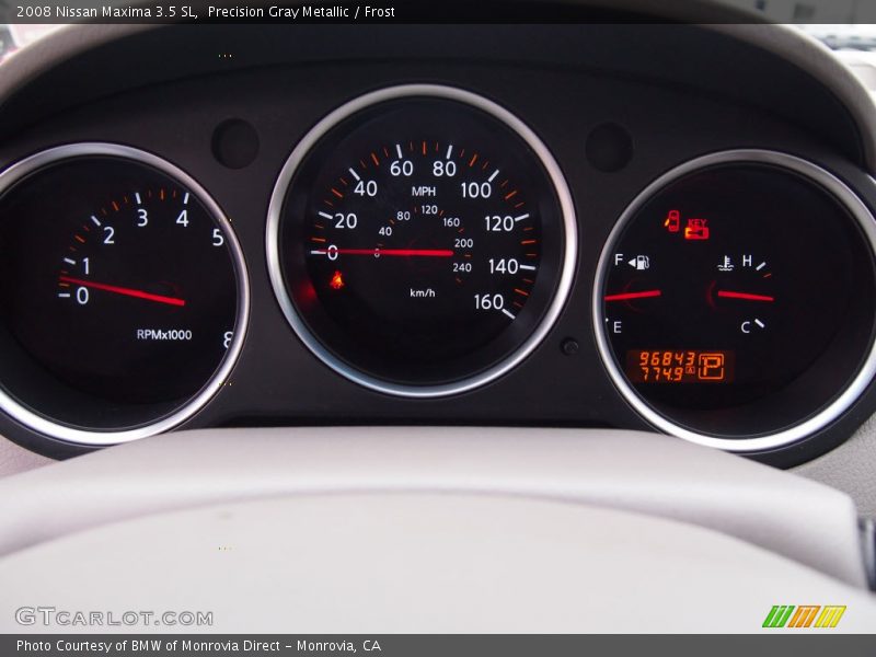 Precision Gray Metallic / Frost 2008 Nissan Maxima 3.5 SL