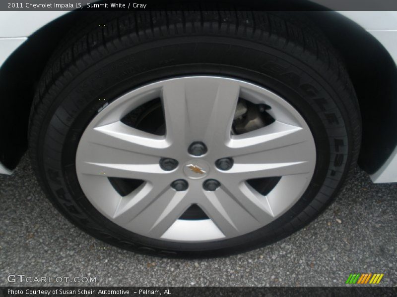 Summit White / Gray 2011 Chevrolet Impala LS
