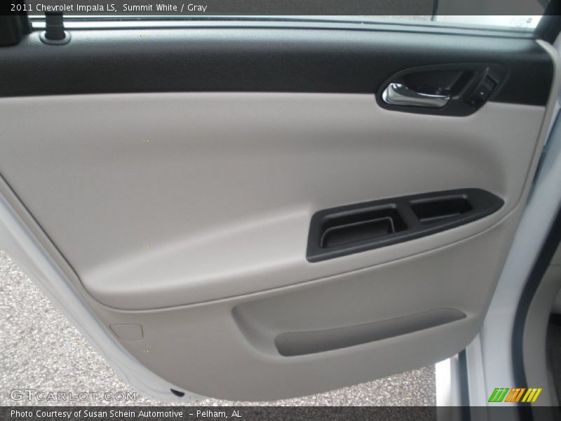 Summit White / Gray 2011 Chevrolet Impala LS