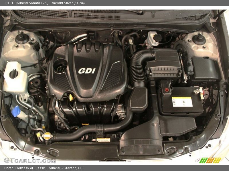 Radiant Silver / Gray 2011 Hyundai Sonata GLS