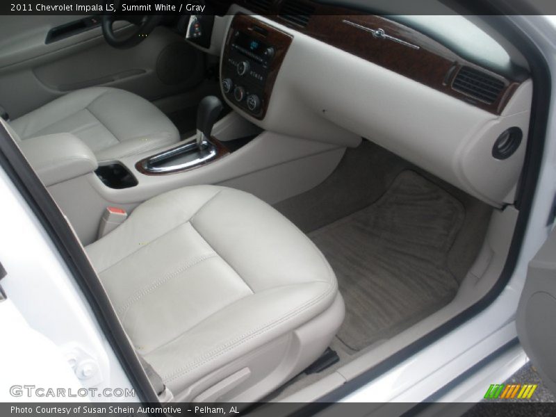 Summit White / Gray 2011 Chevrolet Impala LS