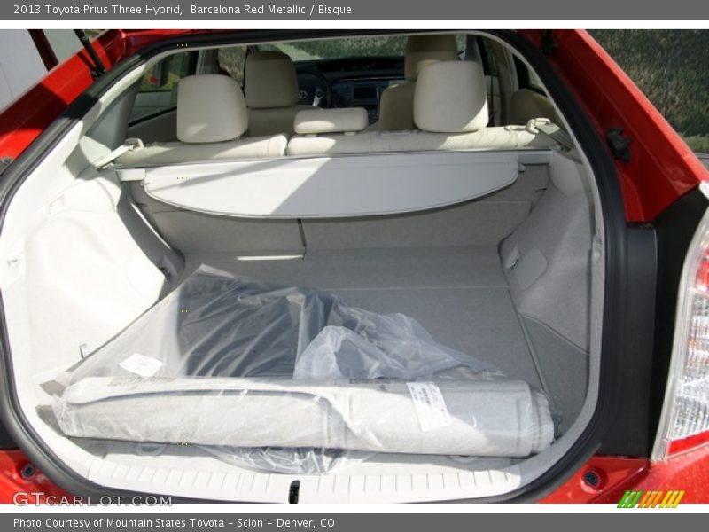 Barcelona Red Metallic / Bisque 2013 Toyota Prius Three Hybrid