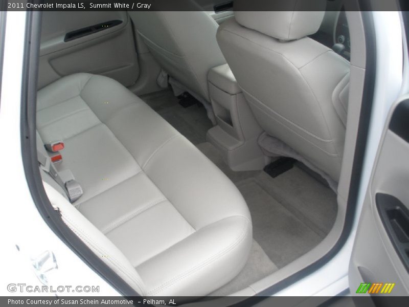 Summit White / Gray 2011 Chevrolet Impala LS
