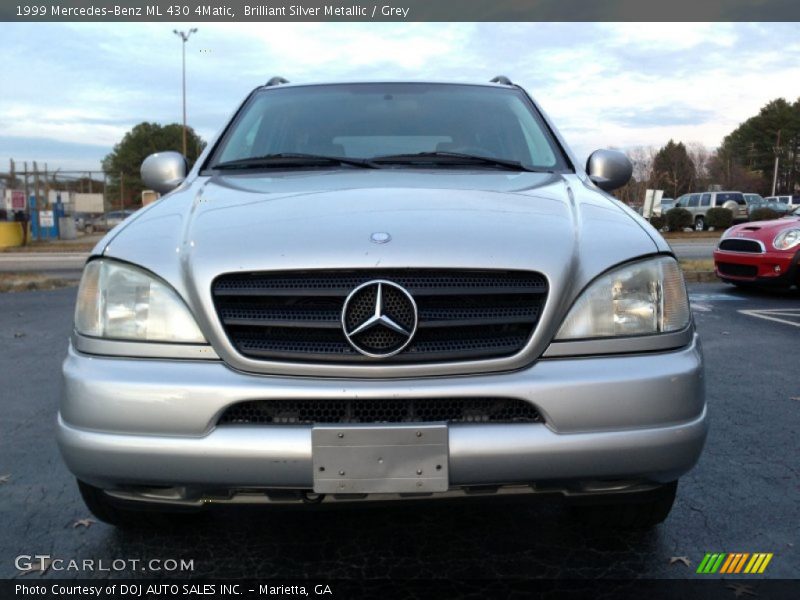 Brilliant Silver Metallic / Grey 1999 Mercedes-Benz ML 430 4Matic