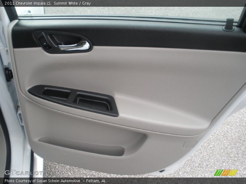 Summit White / Gray 2011 Chevrolet Impala LS