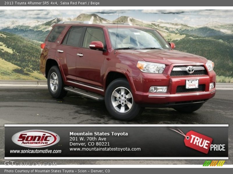 Salsa Red Pearl / Beige 2013 Toyota 4Runner SR5 4x4