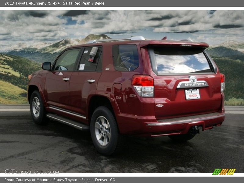 Salsa Red Pearl / Beige 2013 Toyota 4Runner SR5 4x4