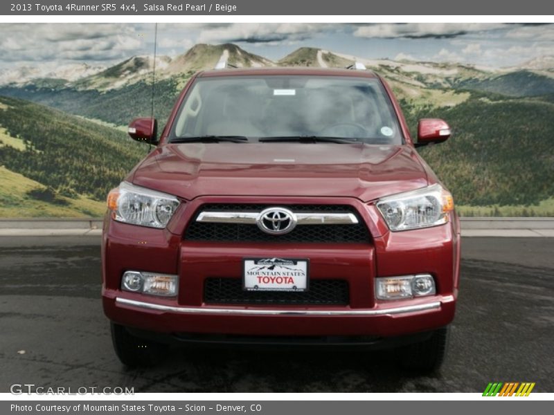 Salsa Red Pearl / Beige 2013 Toyota 4Runner SR5 4x4