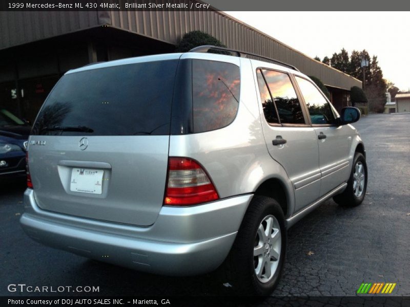 Brilliant Silver Metallic / Grey 1999 Mercedes-Benz ML 430 4Matic