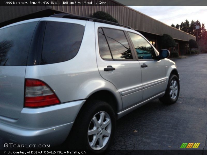 Brilliant Silver Metallic / Grey 1999 Mercedes-Benz ML 430 4Matic