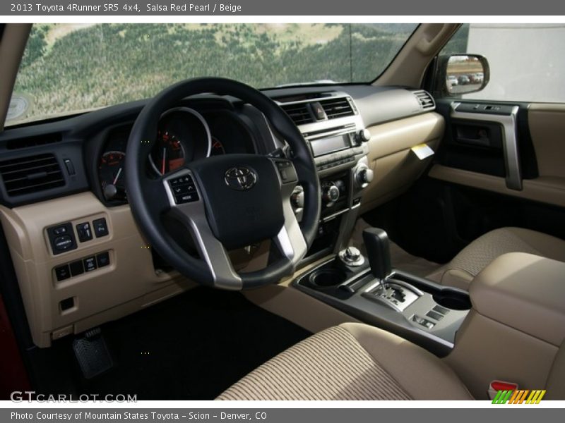 Salsa Red Pearl / Beige 2013 Toyota 4Runner SR5 4x4