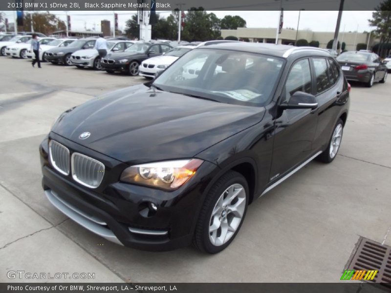 Black Sapphire Metallic / Black 2013 BMW X1 sDrive 28i