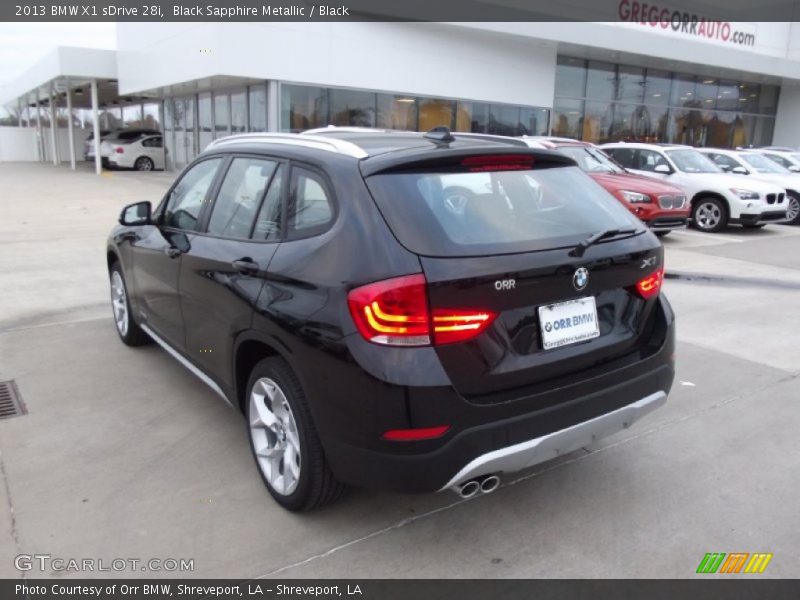 Black Sapphire Metallic / Black 2013 BMW X1 sDrive 28i