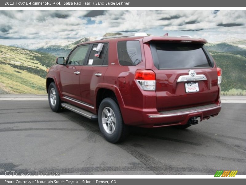 Salsa Red Pearl / Sand Beige Leather 2013 Toyota 4Runner SR5 4x4