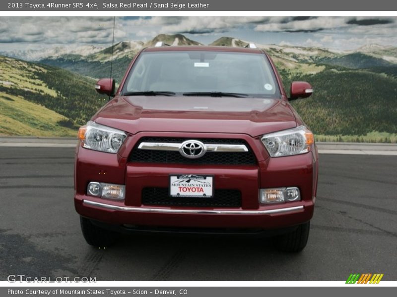 Salsa Red Pearl / Sand Beige Leather 2013 Toyota 4Runner SR5 4x4