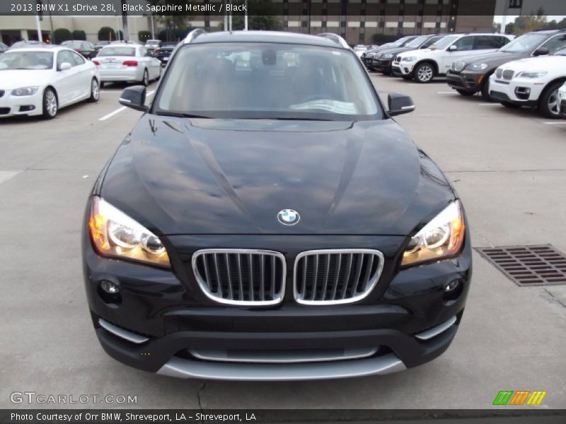 Black Sapphire Metallic / Black 2013 BMW X1 sDrive 28i