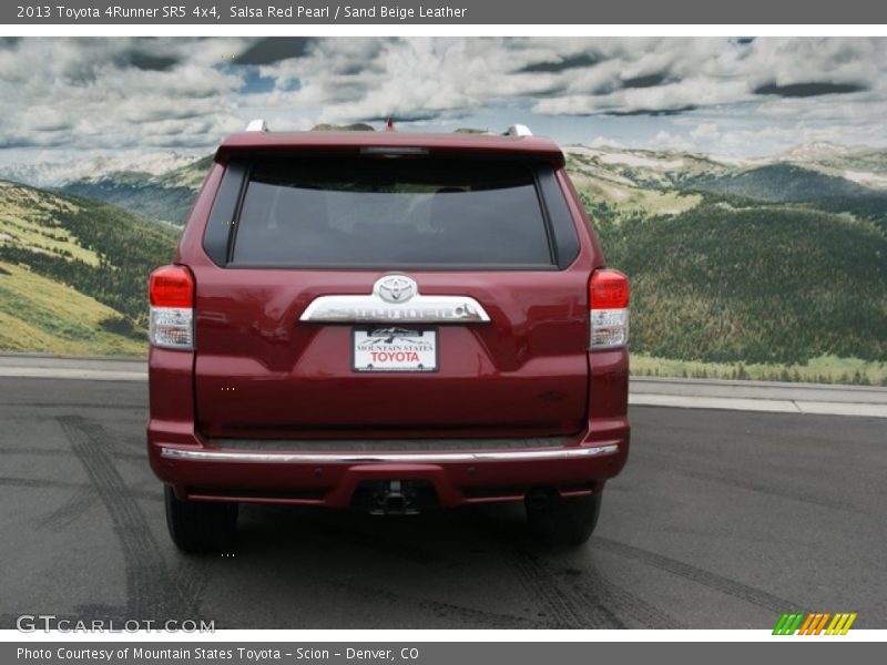 Salsa Red Pearl / Sand Beige Leather 2013 Toyota 4Runner SR5 4x4