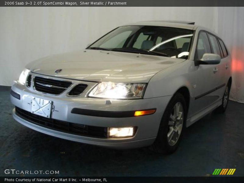 Silver Metallic / Parchment 2006 Saab 9-3 2.0T SportCombi Wagon