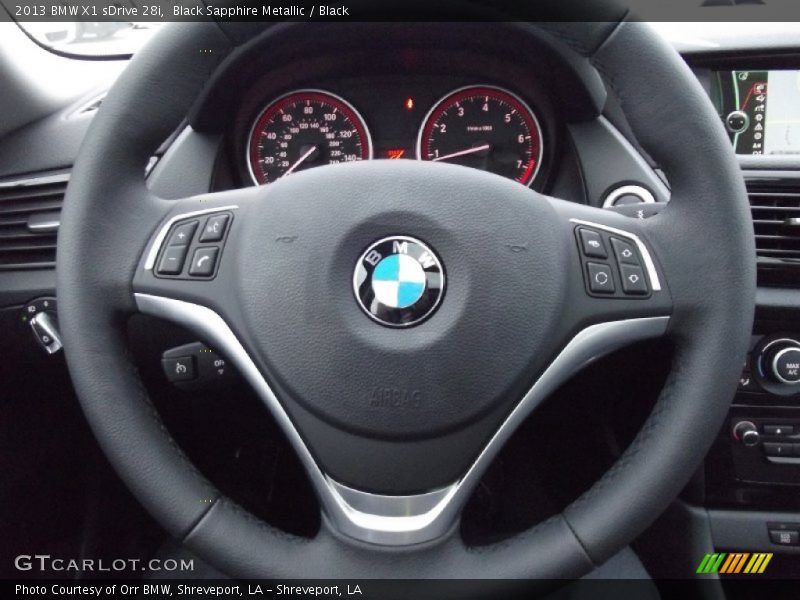 Black Sapphire Metallic / Black 2013 BMW X1 sDrive 28i
